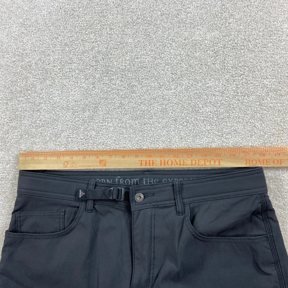 Prana Zion Cargo Pants Mens 36x30 Black Fleece Lined Hiking Outdoor M41173008
